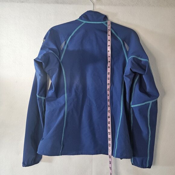 EDDIE BAUER First Ascent Jacket Womens Sz M Blue Full Zip Wind Resistant - Picture 2 of 8